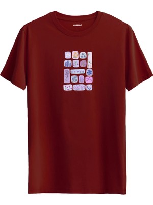 Colermi Minimal Çiçek Desenli Tişört