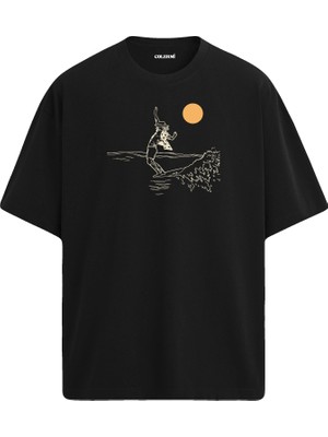 Colermi Güneş Altında Surf Oversize Tişört