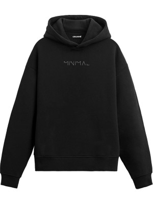 Colermi Minimal Yazılı Hoodie —