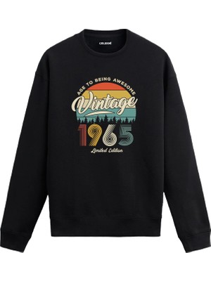 Colermi 1965 Vintage Sweatshirt Nostalji Tasarım —