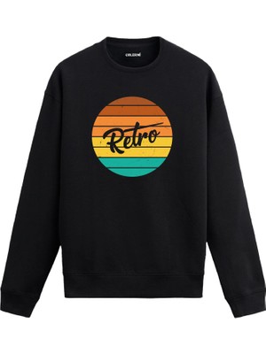 Colermi Retro Yazı Sweatshirt —