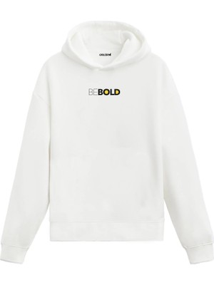 Colermi Cesur Ol Yazılı Hoodie —