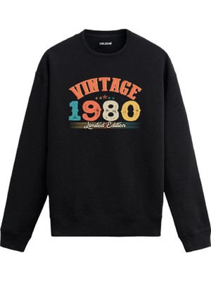 Colermi 1980 Vintage Sweatshirt Echo Tasarım —