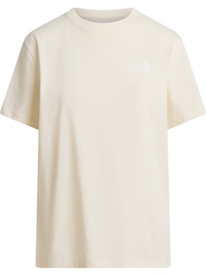 The North Face W Evolutıon Box Nse Relaxed Short Sleeve Kadin Beyaz Tshirt NF0A8B6WQLI1