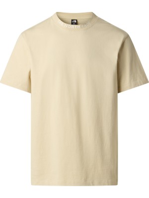 The North Face M Zumu Relaxed Short Sleeve Tee-Graphıc Erkek Bej Tshirt NF0A8GUYDOM1