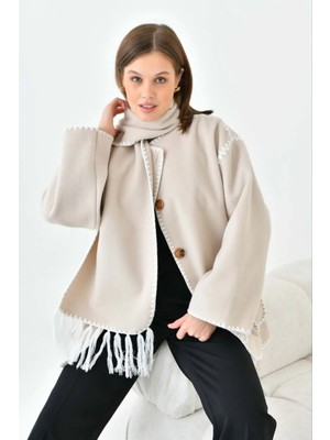 Zf Butik Krem Pinterest Atkılı Ceket Oversize Gabardin Triko