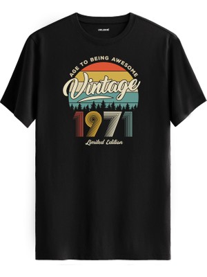 Colermi Vintage Tişört- 1971 Nostalji
