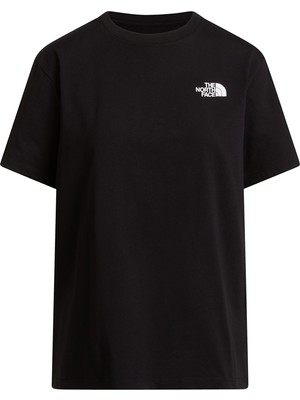 The North Face W Evolutıon Box Nse Relaxed Short Sleeve Kadin Siyah Tshirt NF0A8B6WKY41