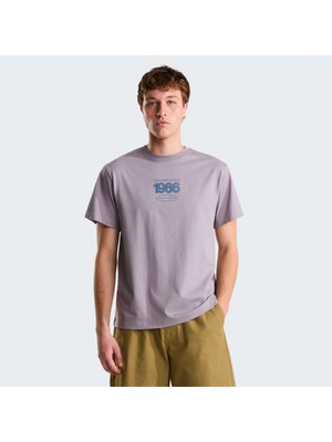 The North Face M Track Relaxed Short Sleeve Tee-Graphıc Erkek Gri Tshirt NF0A8H3CG7O1