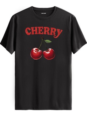 Colermi Cherry Baskılı Tişört