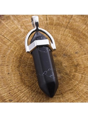 Marsilyan Obsidyen Point Kolye Ucu