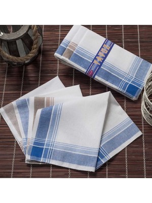 Mira Home Yavuz Kutulu 39X39 cm 12 Adet Kumaş Mendil Ym 03