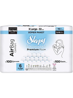 Sleepy Bio Natural Airbag 6 Beden 32 Ad