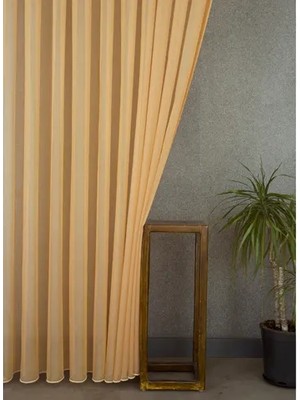 Vivense Massarelli Etamin Tül Sarı  1-2,5  Pile 300X260