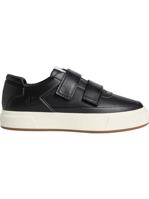 Calvin Klein Siyah Erkek Sneaker Basket Cupsole 2straps Lth