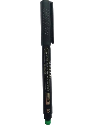 Rubenis TP-906-S/S Siyah CD Kalemi 12 Adet Zararlı Kimyasallar İçermez Güvenli Kullanım