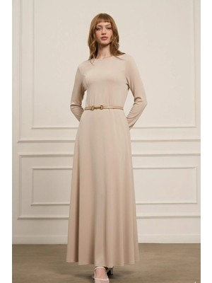 Ftz Women Kadın Elbise  Beige 31073