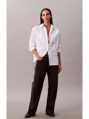 Calvin Klein Kadın Beyaz Gömlek