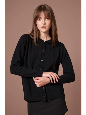 Ftz Women Kadın Şardon Hırka  Siyah 25288