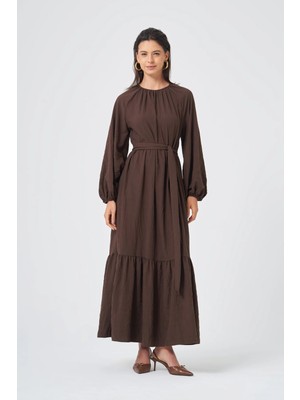 Ftz Women Kadın Capella Elbise  Kahve 31388