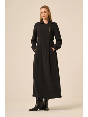 Ftz Women Kadın Canapos Elbise  Siyah 31183