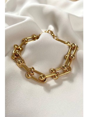 Meyra Home Tifany Gold Zincir Bileklik (22CM)