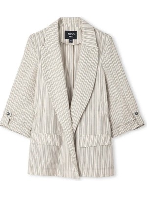 Miss İpekyol Çizgi desen blazer IS1260106074003