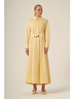 Ftz Women Kadın Cotton Elbise  Beige 31350