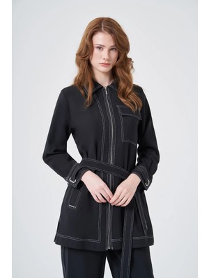 Ftz Women Kadın Erta Pantolonlu Takım  Siyah 31346