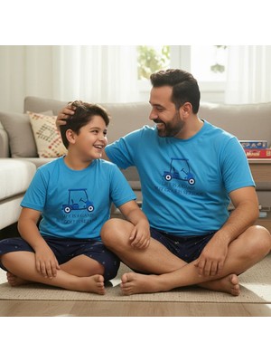 Bonbon Baba Oğul Pijama Takımı - Ürünler Ayrı Ayrı Satılır, Kombin Için Ayrı Ayrı Sırayla Sepete Ekleyiniz BB2501