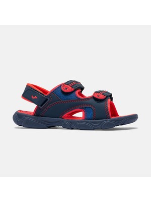 Joma SOCEJS2603V Çocuk Sandalet - Lacivert/kırmızı