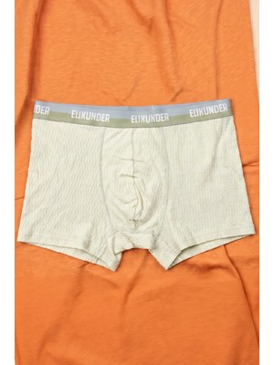 Elixunder 6'lı Erkek Boxer Terletmez Nefes Alabilen Pamuklu Boxer