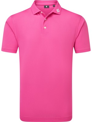 Footjoy Stretch Pique Solid Erkek T-Shirt Hot Pink 81673