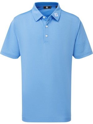 Footjoy Stretch Pique Solid Çocuk T-Shirt Mavi 81734