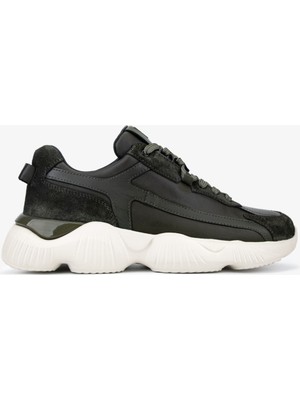 Valmenti Erkek Hakiki Deri Haki Sneakers & Spor Ayakkabı 381 23348 Erk Ayk Y26 Hakı
