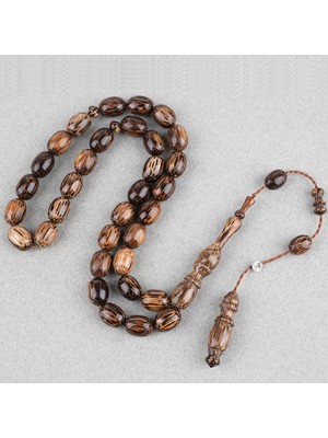 Lapisdo Vahşi Palmiye Ağacı Yumurta Kesim 10X13MM Tesbih