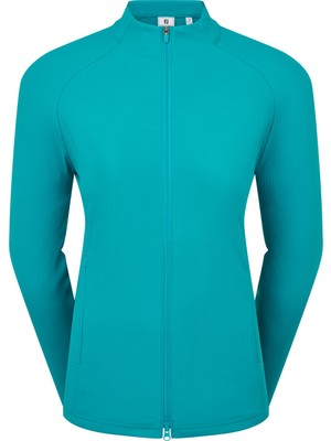 Footjoy Full-Zip Rib Midlayer Kadın Koro Mavi 39414
