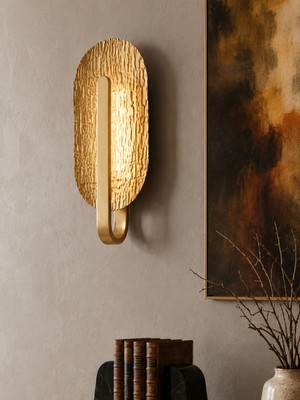 Bella Lighting Tasarım Pera 3 Renk LED Aplik Sarı Gold Ithal Duvar Lambası Elektrikli Dekoratif Aydınlatma Pilli Değildir