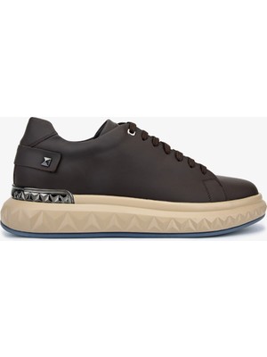 Valmenti Erkek Hakiki Deri Kahverengi Sneakers & Spor Ayakkabı 698 1225-7 Erk Ayk SK25-26 Kahve Met
