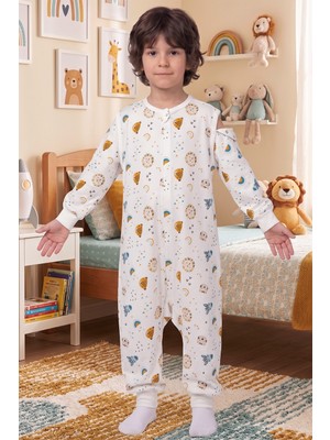 Babymod Bebek Çocuk Uyku Tulumu %100 Doğal Pamuk Özel Kumaş  1.0 Tog Unisex