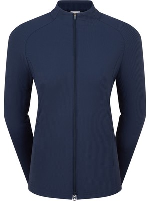 Footjoy Full-Zip Rib Midlayer Kadın Lacivert 39410