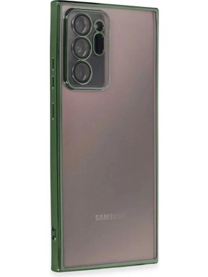 Sb Shopping Galaxy Note 20 Kılıf Lensli - Yeşil