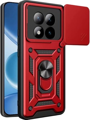 Sb Shopping Redmi Note 15 5g Pars Lens Yüzüklü Silikon - Kırmızı