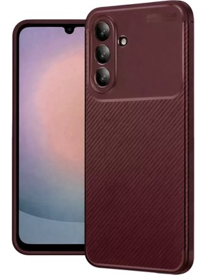 Sb Shopping Galaxy A26 Kılıf Auto Focus Karbon Kapak - Bordo