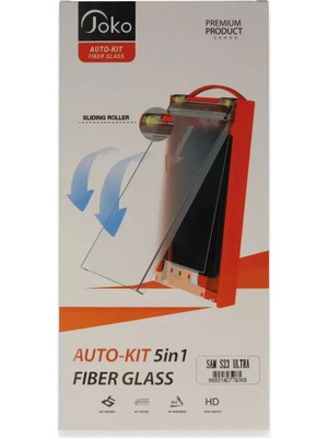 Sb Shopping Galaxy S23 5ın1 Fiber Hayalet Cam Ekran Koruyucu