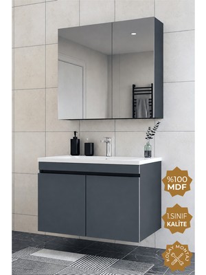 Teta Home Tokyo 65 cm Mdf Banyo Dolabı Seti