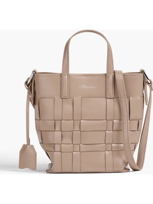 3.1 Phillip Lim Odita Mini Örgülü %100 Deri Kadın Lüks Tasarım Bucket Çanta