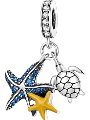 Fubena Deniz Yıldızı ve Kaplumbağa Sallantılı Charm