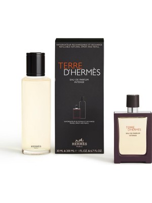 Terre D'hermes Edp Intense 30 ml + 200 ml Refill Set