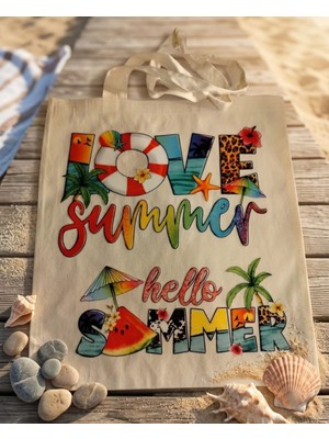 Zeren Love Summer Plaj Çantası